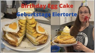 🥓 Birthday Egg Cake  🍗 Geburtstags Eiertorte [upl. by Rostand189]