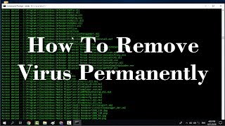 How To Remove Permanently All System Virus Using CMD Windows 788110  Simple Tricks [upl. by Selrhc]