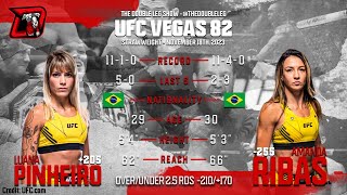 Luana Pinheiro vs Amanda Ribas UFC Vegas 82 Fight Breakdown [upl. by Aihtyc721]