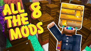 All The Mods 8 Ep 21 Unobtainium Auto Bee Farm [upl. by Hcire]