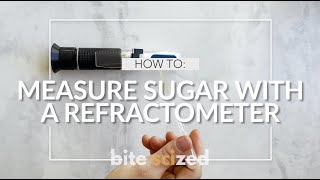 How To Measure Sugar Using a Brix Refractometer [upl. by Golightly481]