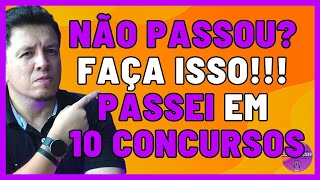 Dica de Como Compreender o Erro Após a Reprovação no Concurso Público [upl. by Gigi254]