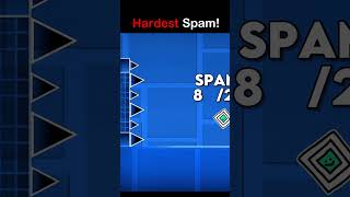 Impossible 200 Clicks Spam With Death Wall in Geometry Dash 😱 [upl. by Lyrrehs38]