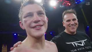 Nikita Tszyu vs Jack Brubaker  Behind the scenes  Tim Tszyu ringside reaction [upl. by Lemmy]