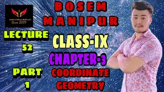 BOSEMCLASS IX MATHEMATICS CHAPTER 3COORDINATE GEOMETRYMANIPUR BOARD [upl. by Edouard]