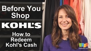 Kohls How to Redeem Kohls Cash [upl. by Anairt719]