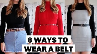 8 Ways to Wear a Belt [upl. by Annehcu]