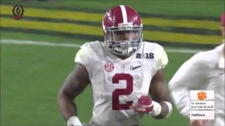 2016 CFP National Championship Game  1 Clemson vs 2 Alabama Highlights [upl. by Raddie]