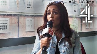 Interview with AmyLeigh Hickman Nasreen from Ackley Bridge  Am I Normal [upl. by Irolav567]