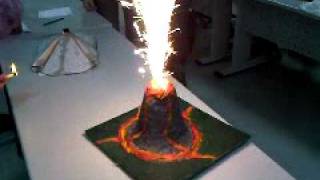 School Geography Project Make a Volcano [upl. by Polk]