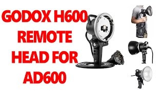 Godox H600B extension head for Godox AD600 Overview  Power Comparison [upl. by Funk470]