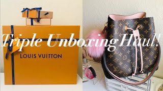 Louis Vuitton Neonoe MM Rosalie Coin Purse • Zippy Coin Wallet Unboxing  Care🤍 [upl. by Uaeb158]