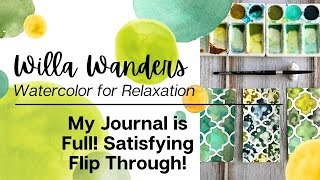 Watercolor for Relaxation Journal almost full [upl. by Stetson987]