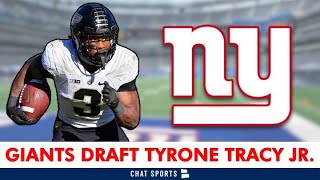 2024 NFL Draft New York Giants Select RB Tyrone Tracy Jr From Purdue In 5th Round  Reaction [upl. by Macmillan]