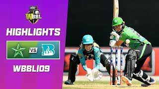 Melbourne Stars v Brisbane Heat  WBBL09 [upl. by Amitak]