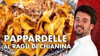 Pappardelle al ragù di Chianina tutto homemade quanto ci piace la Toscana BÒNE [upl. by Gault973]