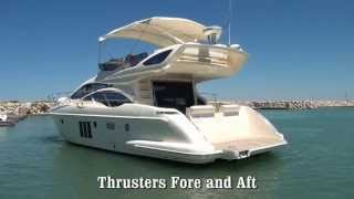 SkipperBuds 2012 Azimut 48 ft 48AZ Flybridge [upl. by Nnaassilem]