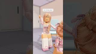 HER BEST FRIEND Got SHOT On Roblox Part 2 shorts roblox robloxstory robloxrp [upl. by Lemuela]