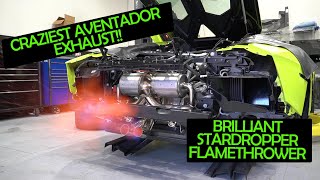 Loudest Aventador Exhaust in the World Brilliant  Stardropper [upl. by Laughton]