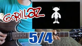 54  Gorillaz  VideoGuía Guitar Cover  El Richi [upl. by Nibot]