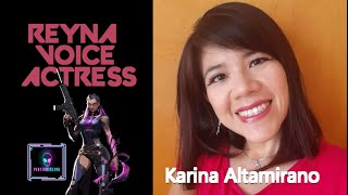 Reyna voice actor found  Karina Altamirano [upl. by Aihpled]