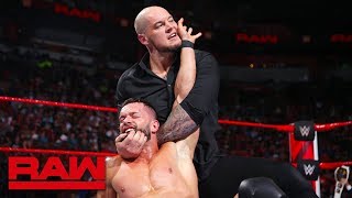 Finn Bálor vs Constable Baron Corbin Raw July 30 2018 [upl. by Nallid]