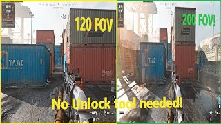 How to Increase your FOV beyond 120 Modern WarfareWarzone [upl. by Gnov]