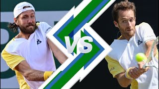 Lucas Pouille vs Constant Lestienne  RENNES 2023 [upl. by Olegnad]