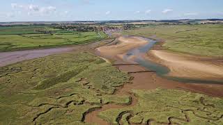 HOLKHAM BEACH  Boudica Land  Norfolk GREAT BRITAIN 4K Drone [upl. by Jedlicka]