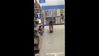 FRONTFLIP IN WALMART BANNEDTHREATENED [upl. by Denoting]