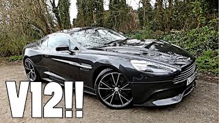 ASTON MARTIN VANQUISH DRIVE amp REVIEW [upl. by Assilam]