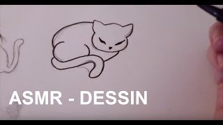 ASMR français  Dessin  chat et chien [upl. by Orpheus194]