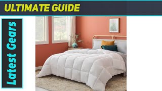 LINENSPA White Down Alternative Comforter  Best AllSeason Bedding [upl. by Adihaj872]