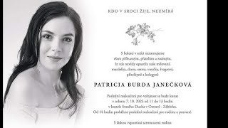 TRIBUTE TO PATRICIA JANECKOVA  IN MEMORY OF PATRICIA [upl. by Neelyak318]