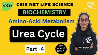 Urea Cycle  Aminoacid Catabolism  Biochemistry  CSIR NET LIFESCIENCE [upl. by Natale]