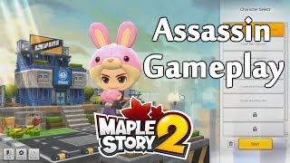 MapleStory 2 First Thoughts  Assassin Gameplay [upl. by Darnell]