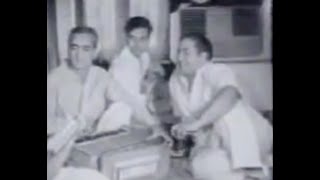 Mohd Rafi  Live Video of Studio Recording [upl. by Gnah108]