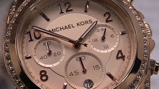 MICHAEL KORS Damenuhr Chronograph MK5263 [upl. by Accever]