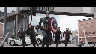 Captain America Civil War  Airport Scene  Marvel NL [upl. by Eeruhs339]