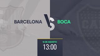 Boca vs Barcelona por TNT Sports [upl. by Enelrihs249]