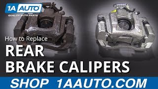 How to Replace Rear Brake Calipers On Any Car [upl. by Calli286]