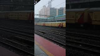 train express railway highspeed mumbailocal travel mumbailocal indianrailways local [upl. by Ewnihc130]