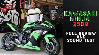 Kawasaki Ninja 250R 2012 Model Full Review amp Sound Test [upl. by Gabriela843]