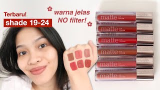 WARDAH MATTE LIP CREAM TERBARU 1924 Ratu Adellya [upl. by Yelruc576]