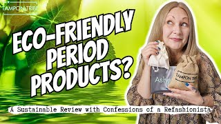 Eco Friendly Sustainable Period Products 🩸My Honest Review of Tampon Tribe [upl. by Eelitan500]