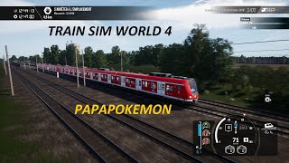 TRAIN SIM WORLD 4 096 BR 423 scénario DUREN DUREN [upl. by Carrew]