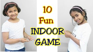 10 Fun INDOOR GAME FOR KIDS10 Awesome fun Indoor Game keep kids busy at home [upl. by Aerda]