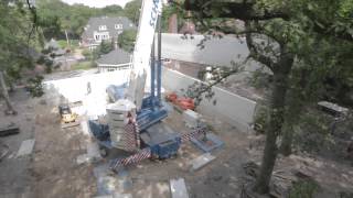 Video van afzinkkelder 8 meter diep naast school Aerdenhout [upl. by Lladnew]