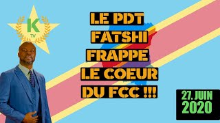 LE PDT FATSHI FRAPPE LE COEUR DU FCC   27 JUIN 2020 [upl. by Emmaline]