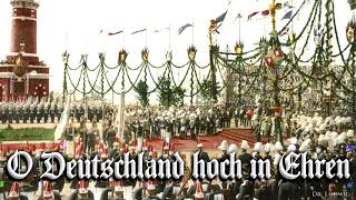 O Deutschland hoch in Ehren German march and folk songinstrumental [upl. by Ttsepmet]